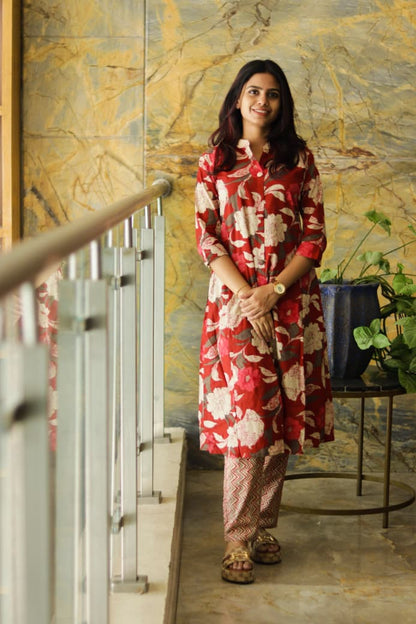 Marun Cotton floral co-ord set